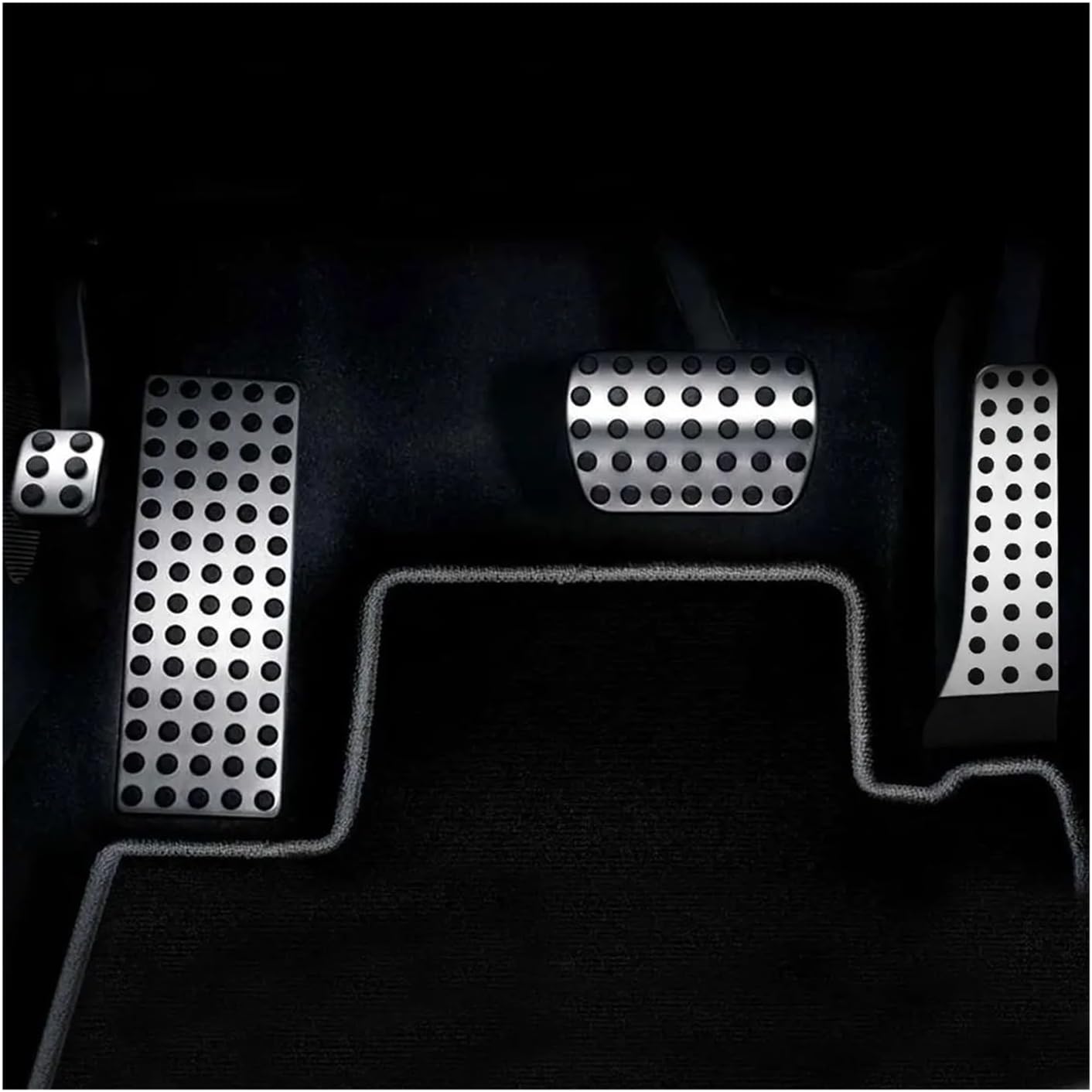 Car Pedals Fit For Benz W124 W202 W203 W140 W208 W210 W211 W220 R170 R171 R-Class Brake Clutch Pedal Pad Cover Accessories(5pcs mt)