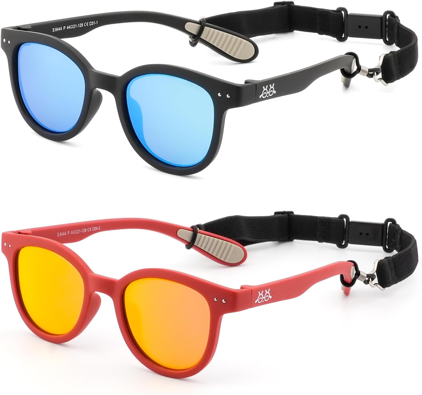 A24-kids Sunglasses-dazzling Black & Red