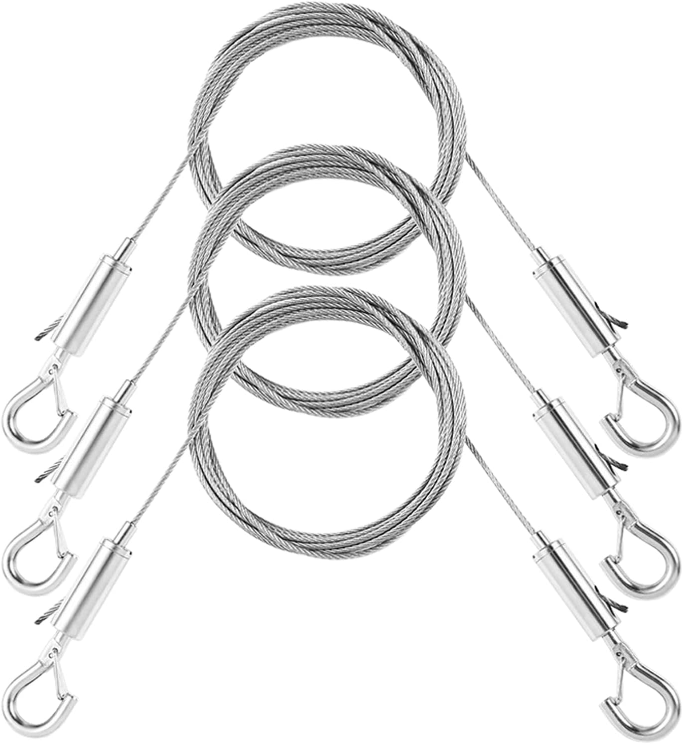 3 Pcs Adjustable Picture Hanging Wire Stainless Steel, MaehSab Heavy