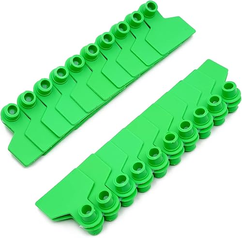 Miniatura 17 de Etiquetas de oído en blanco, 100 unidades de etiquetas de oído en blanco de identificación de ganado para ganado, vaca, cerdo, cabra, oveja, perro