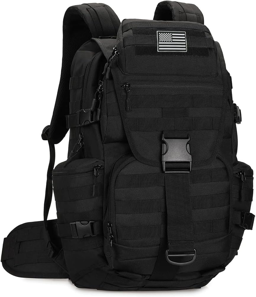 50L Military Tactical Backpack 3 Day Assault Pack Molle Daypack Hiking Backpack for Men and Women