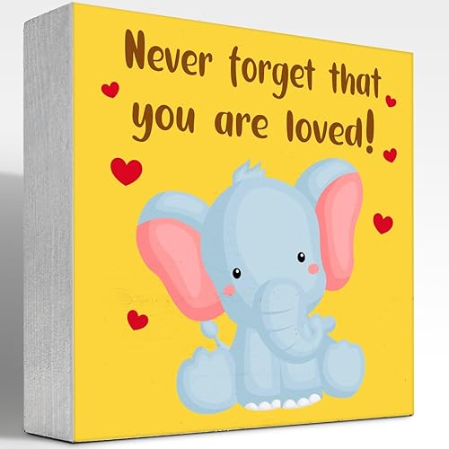 Miniatura 28 de Letreros de madera inspiradores para niños, caja de madera con texto en inglés "Reach for the Stars", decoración de escritorio, decoración de Be