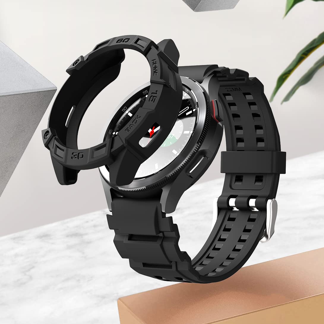 Amazon.co.jp: SIKAI CASE 保護ケース『2枚』 Samsung Galaxy Watch4 