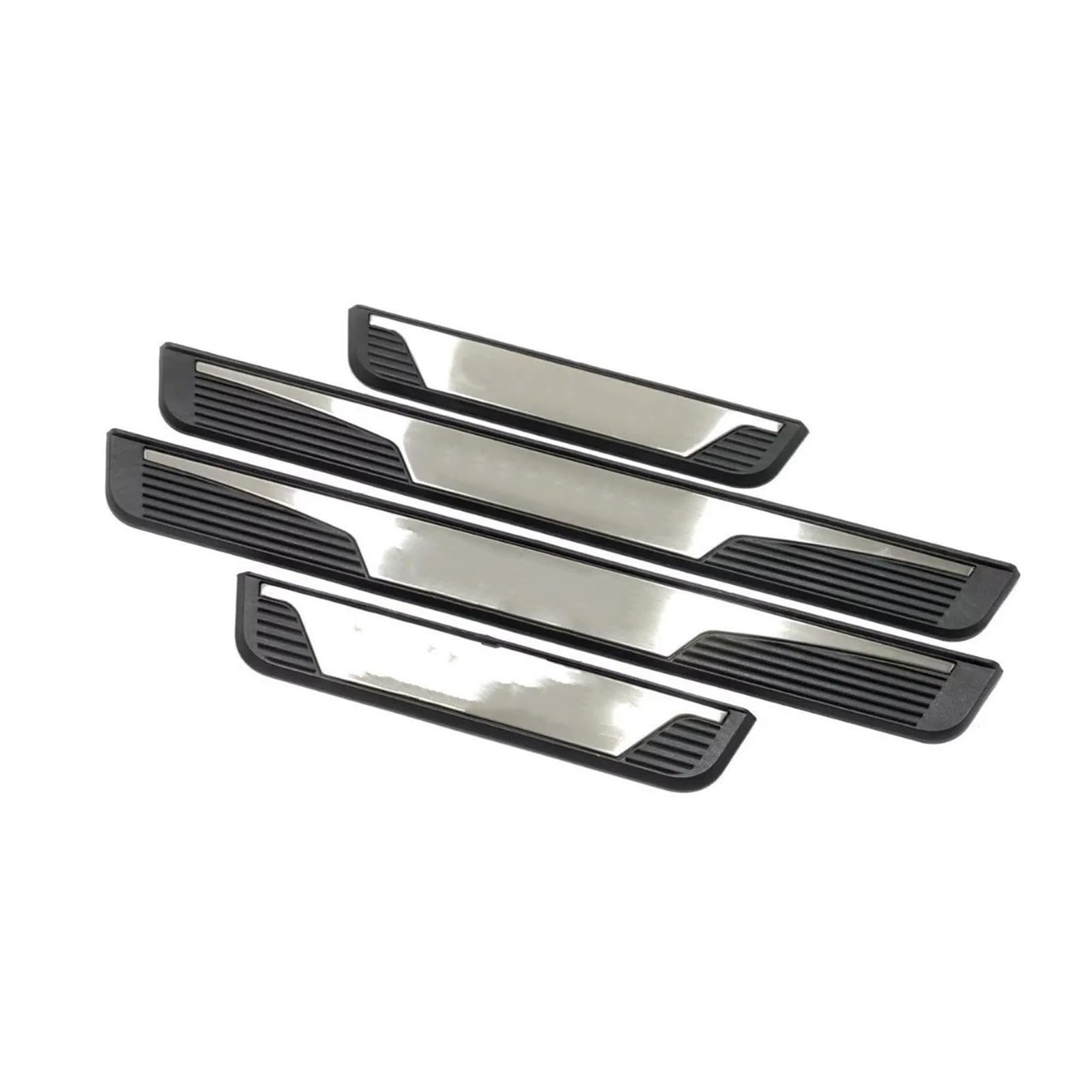 para Peugeot 3008 GT Line 2017-2023 Embellecedor Umbral Puerta Plástico Negro Accesorios para Automóviles Protector Borde Puerta Coche(Silver)