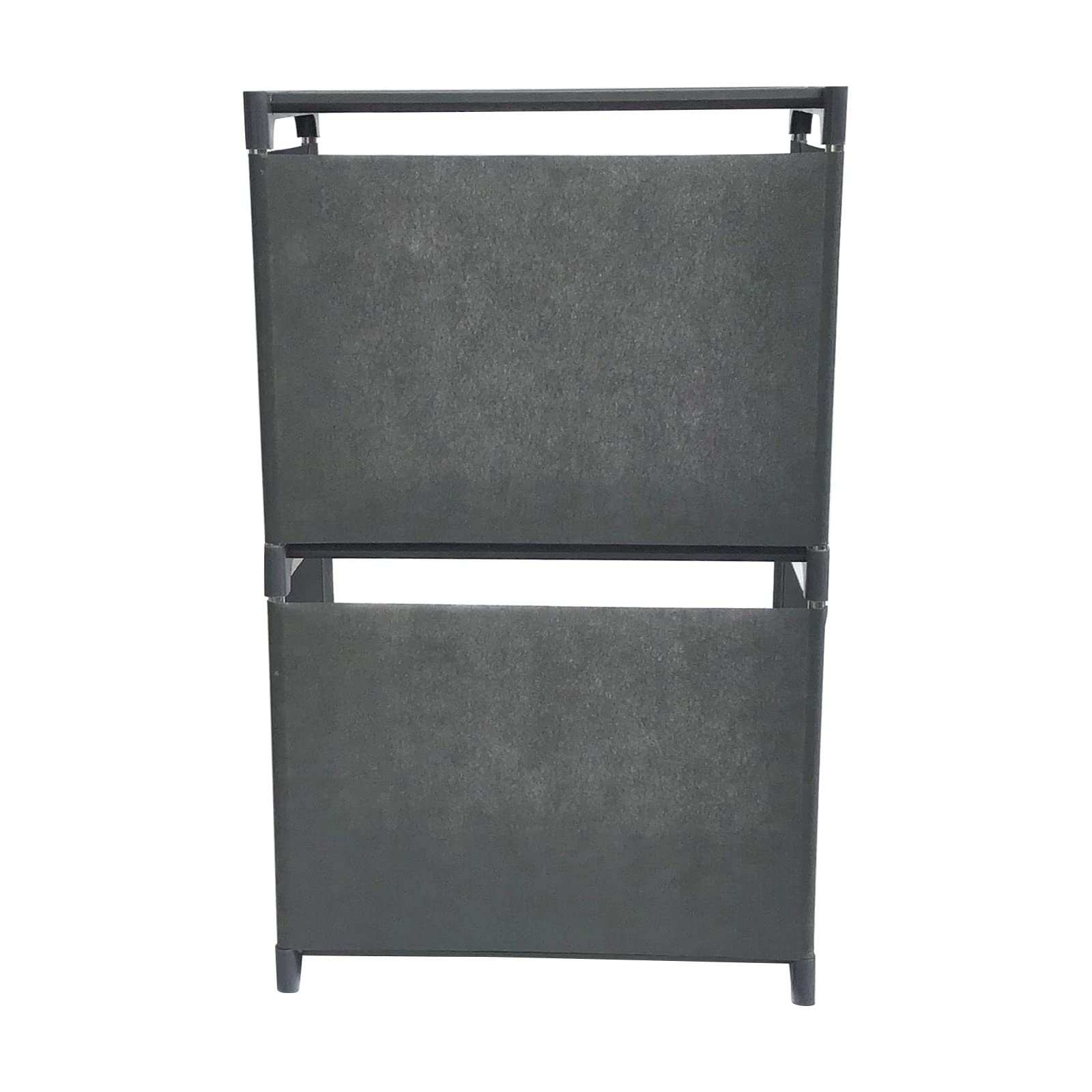 Libreria a cubo 2 ripiani multifunzionale per libri, scarpe, giocattoli, decorazioni, camera da letto, studio