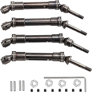 Front Rear Drive Shafts, Steel Material Metal Drive Shaft 11.6cm Length for 1/10 Remote Control Car