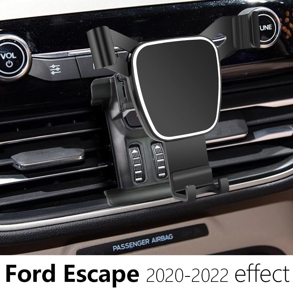 musttrue Car Phone Holder for Ford Escape 2020 2021 2022 2023 2024 2025 SUV Auto Accessories Navigation Bracket Interior Decoration Mobile Cell Phone Mount