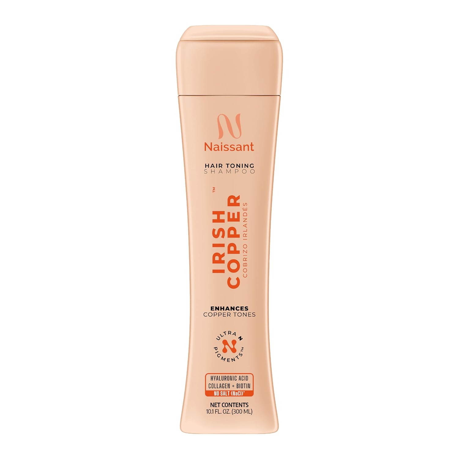 naissant Irish Copper Hair Toning Mask | Ultra High-Purity Pigments | Deposits Deep Copper Tone | Hyaluronic Acid, Collagen & Biotin | Paraben, Ammonia & Sulfate Free | 10.1 Fl. Oz