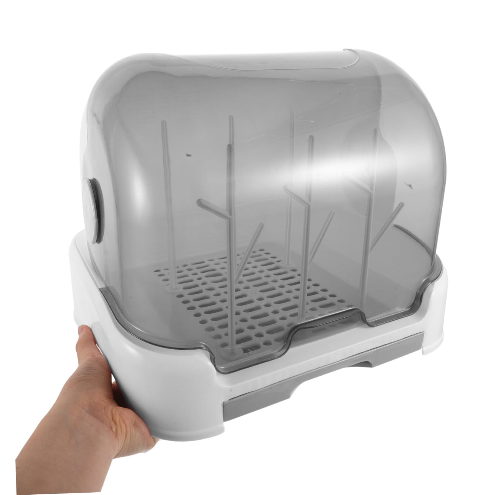 1 Juego De Organizador De Biberones: Soporte De Encimera Que Ahorra Espacio para Biberones - Diseño A Prueba De Polvo para Un Almacenamiento Limpio