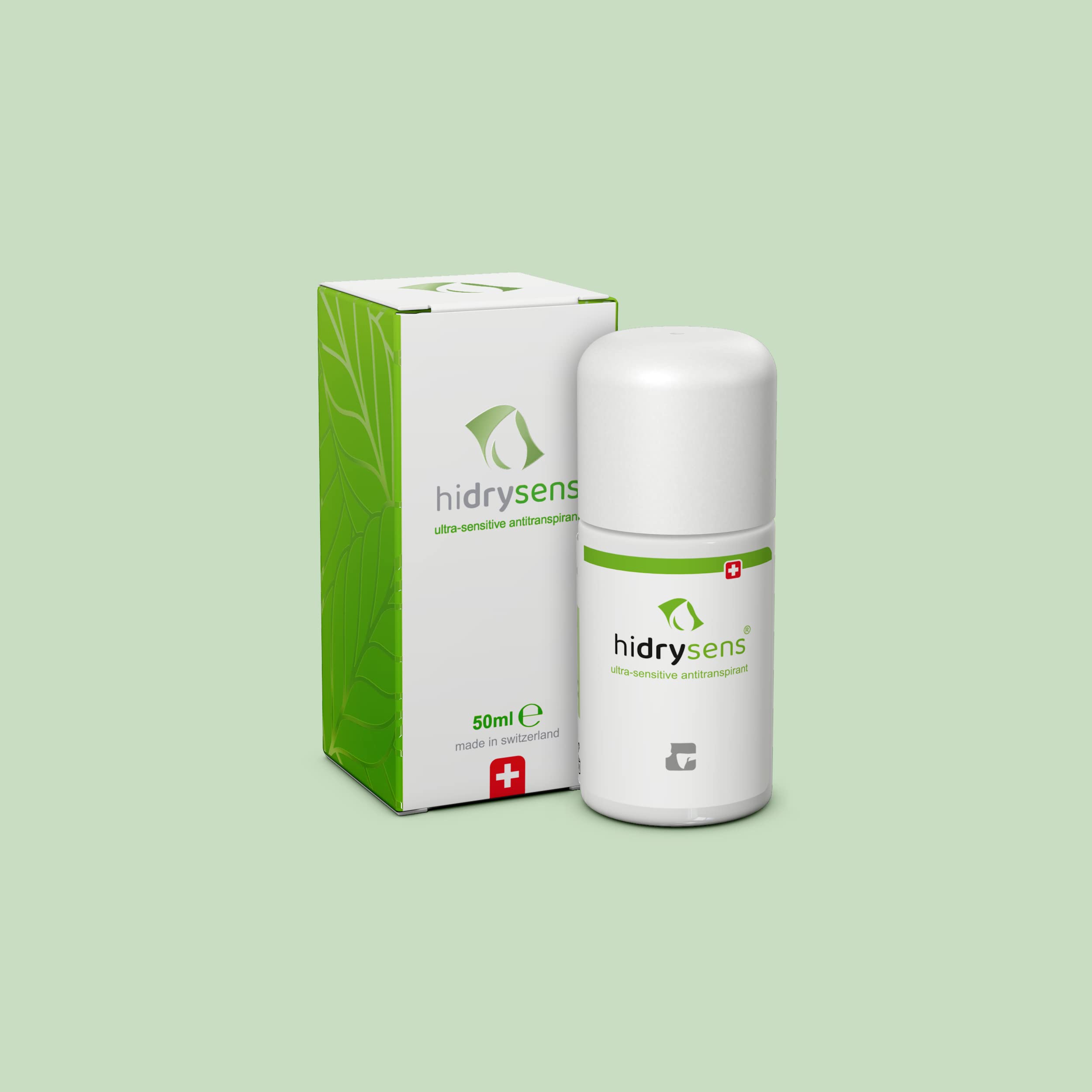 sens Antitranspirant - kein Deo - ultra sensitives Antiperspirant mit Cooling-Effekt gegen Achselschweiß, Schwitzen an sehr empfindlichen Körperregionen und bei Kindern