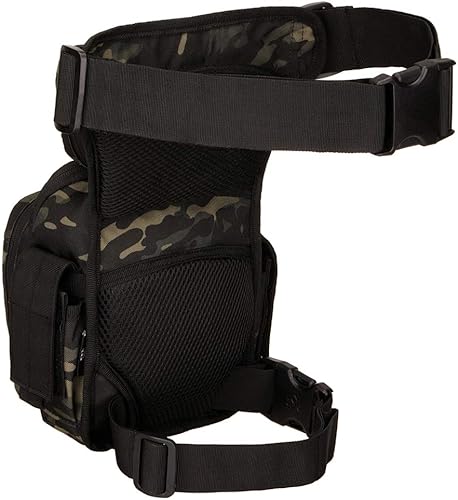 Miniatura 2 de Bolsa táctica de pierna caída para hombres y mujeres, bolsa militar para muslo, al aire libre, motocicleta, senderismo, cintura, riñonera, bolsa de