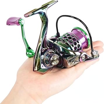 Fishing Gear,Fishing Equipment,Spinning Reel Metal Spinning Fishing Wheel 5.0:1 Speed Ratio Fishing Reel for Freshwater Saltwater(SK3000)