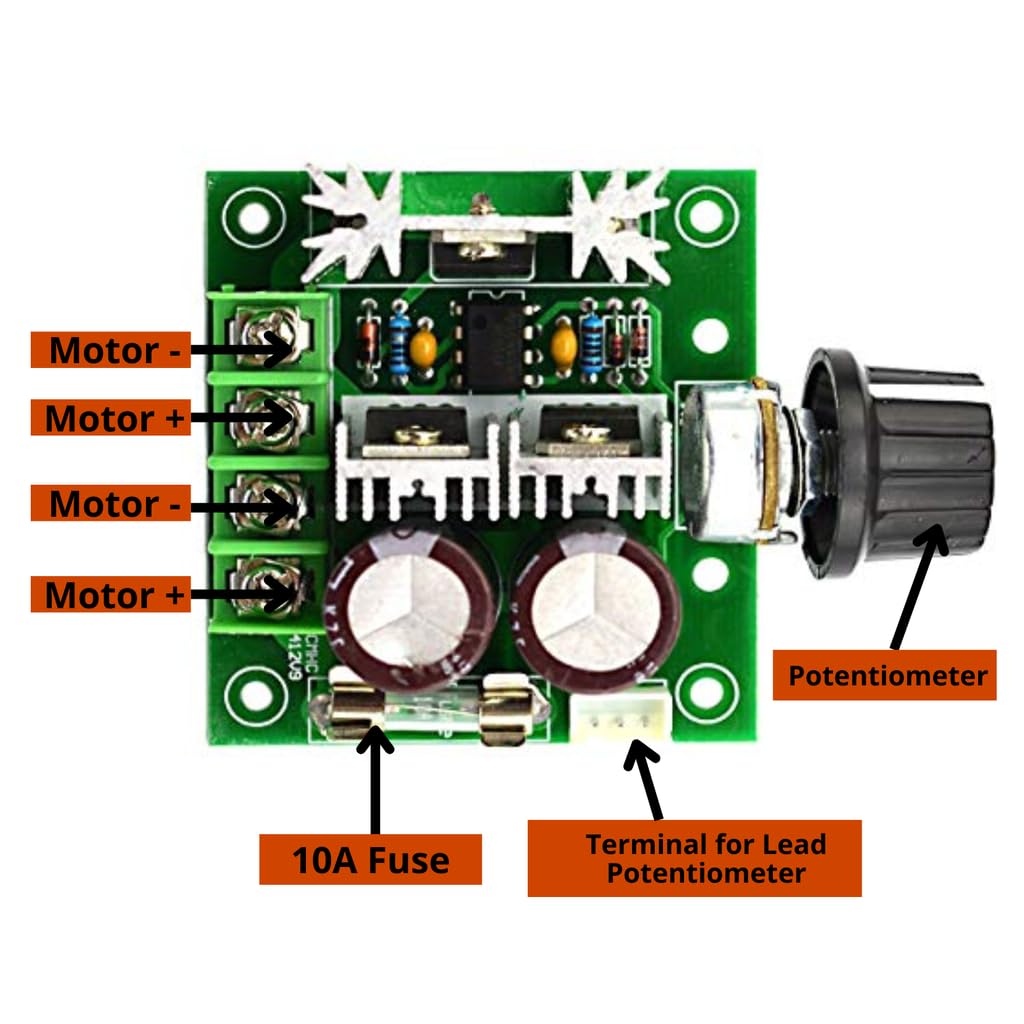 Single Phase 12V-40V 10A DC Motor PWM Speed Control Switch Governor at ₹ 150/piece in Mumbai