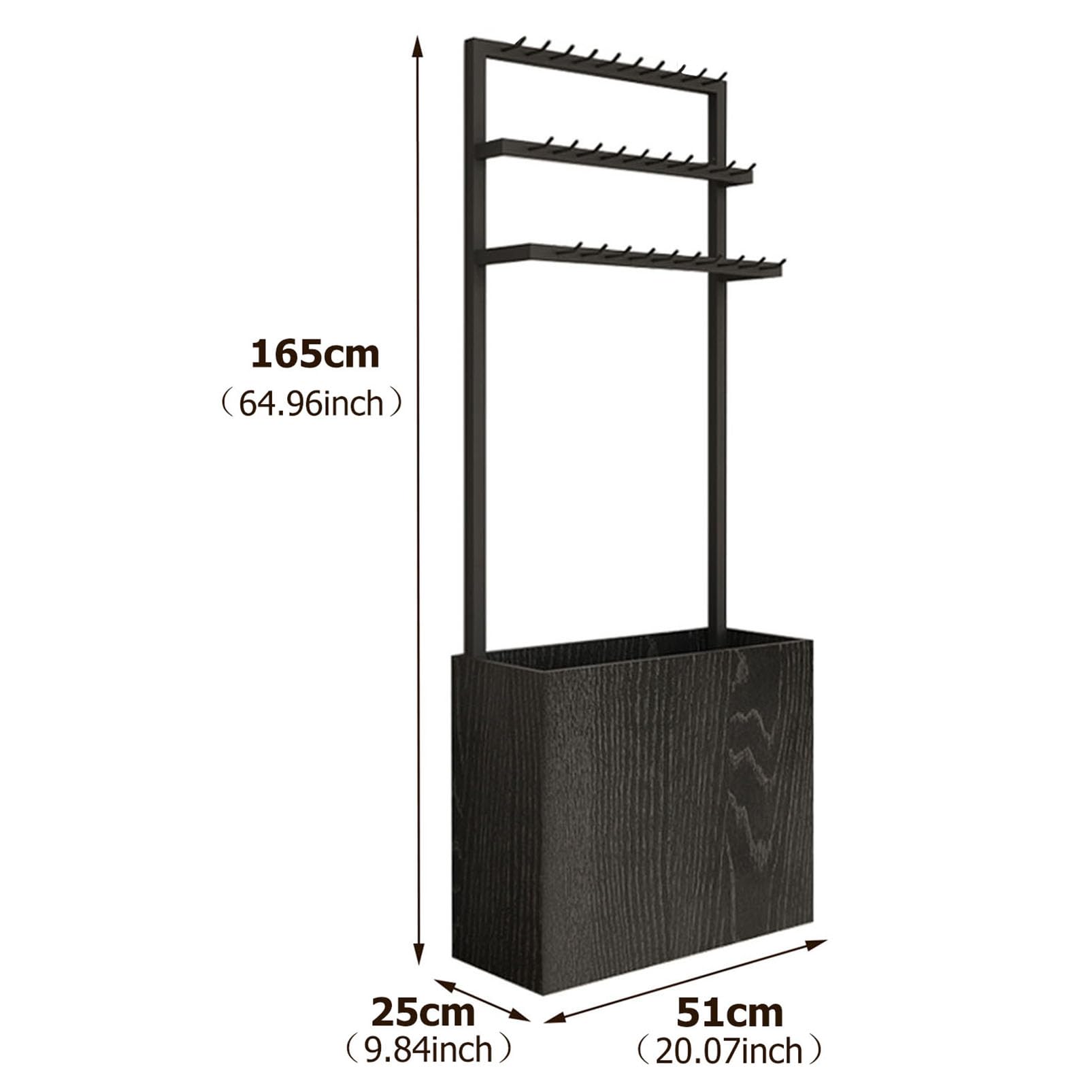 Heavy-Du - Espositore per cinture, sciarpe e borse, per accessori da uomo e porta cravatte da boutique