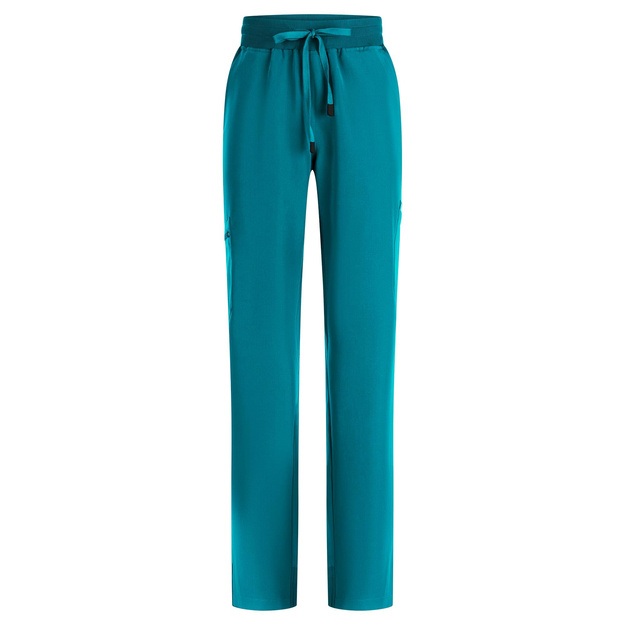 B-well Mauri Medizinische Schlupfhose Half-Jogger 7 Taschen mit elastischem Bund und Gesäßtaschen Krankenhaus Uniformhose mit Elasthan