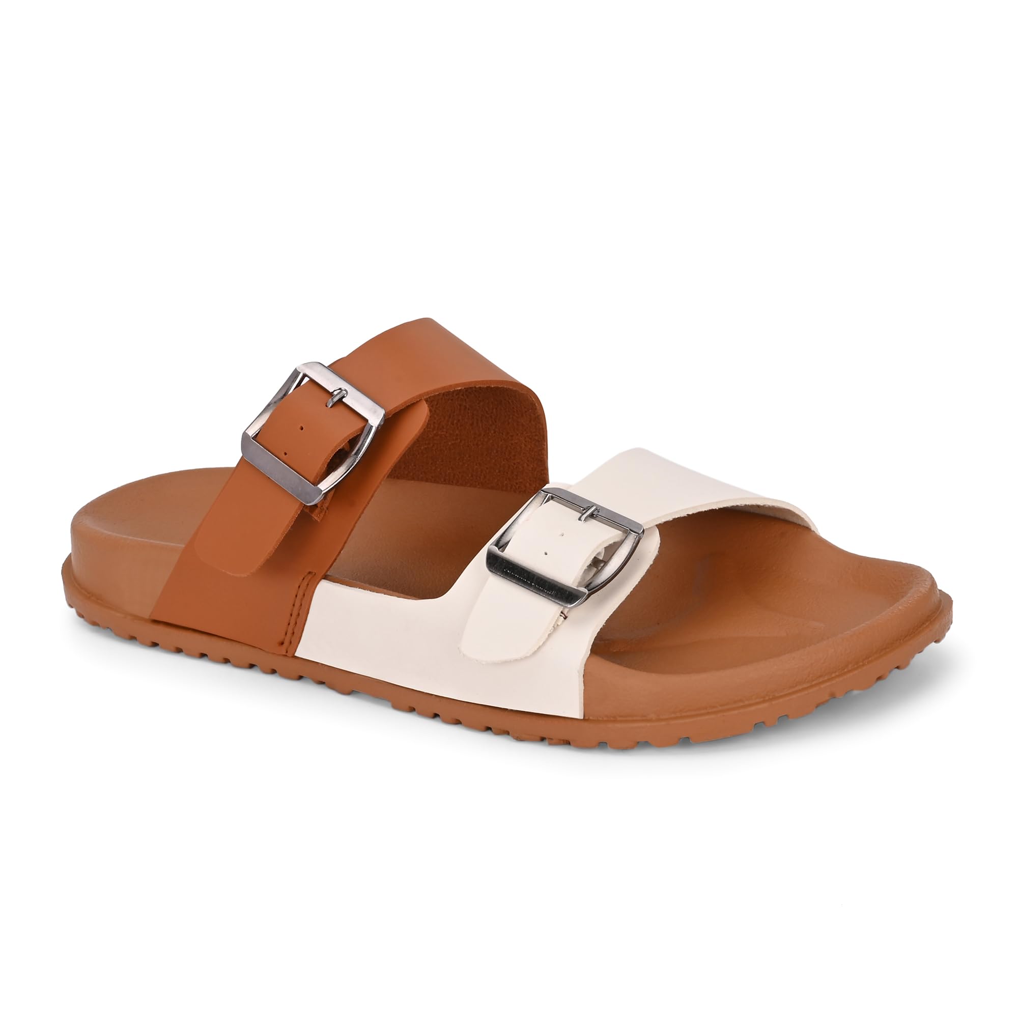 layasa Flip Flops Stylish Casual Slippers |Lightweight Durable Tan Color Slipper for Women-picture-28