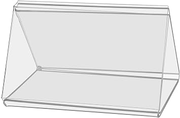 Marketing Holders 60 Pack 3 Sided Sign Holder Acrylic Table Tent Frame Advertisement Clear Signage Stand Each Panel Holds 5" x 7" Perfect Menu Ad Special Image Display