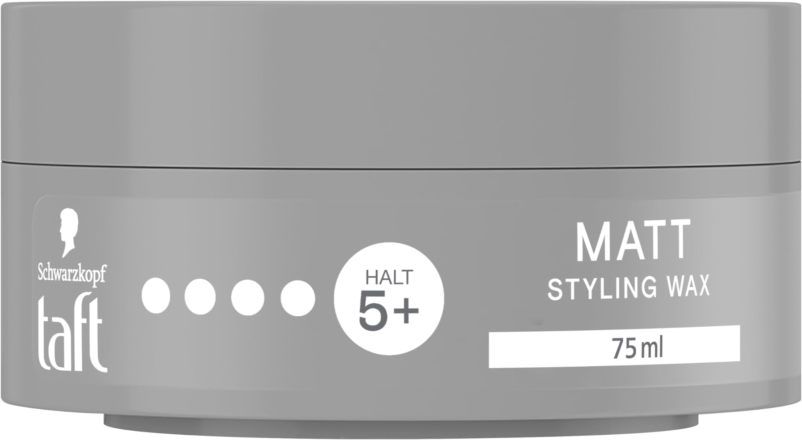 Schwarzkopf TAFT Styling Wax Matt (75 ml), Haarwax für mattes Finish mit langanhaltendem Halt, schonend für Haar und Kopfhaut, veganes, Haarstyling-Wax