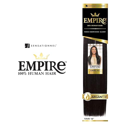 Miniatura 9 de Sensationnel Tejido de cabello humano Empire Yaki Weaving (20 pulgadas, 1)