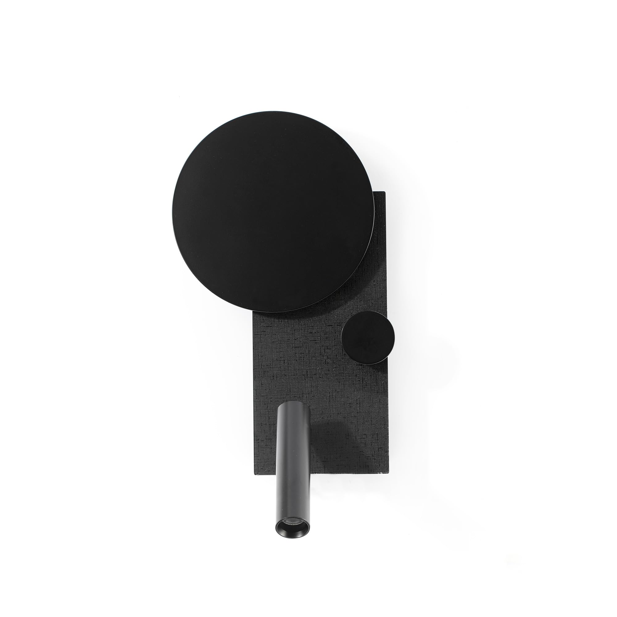 Faro KLEE liseuse droite noir texturé 2700K luminaire sur pied salon moderne