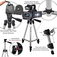 Vista 3 de Acuvar 4K/6K Video Camera Camcorder – 64MP Vlogging Camera for YouTube, 60FPS, 18X Zoom – with Mic, LED Light, Tripod & 2×64GB Cards – WiFi, Webcam