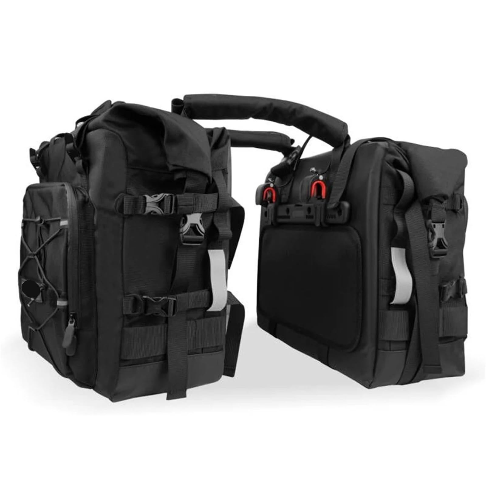 Sacco da Viaggio per Motociclismo Borsa Da Sella Per Barre Di Protezione Per Telaio Di Moto, 20 Litri, Borsa Laterale Posteriore Per Sedile, Borsa Da Viaggio Per Bagagli, Borsa Da Sella
