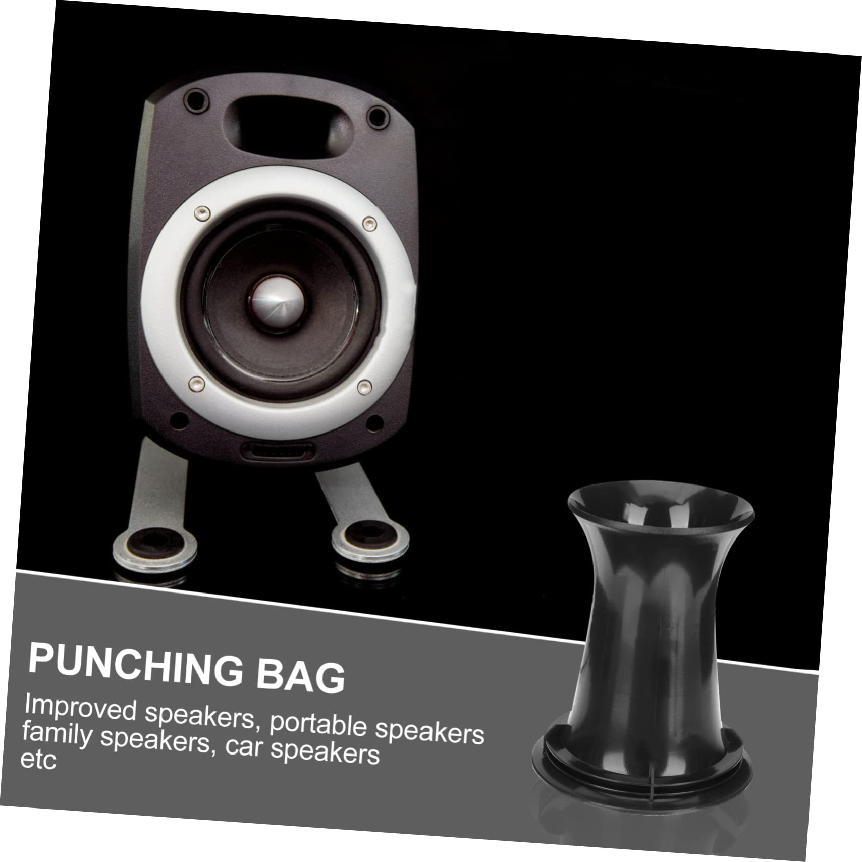 HOMSFOU 8pcs Speaker Port Tubes for Improve Bass Response Easy to Install Suitable for Cars Bars and Stage