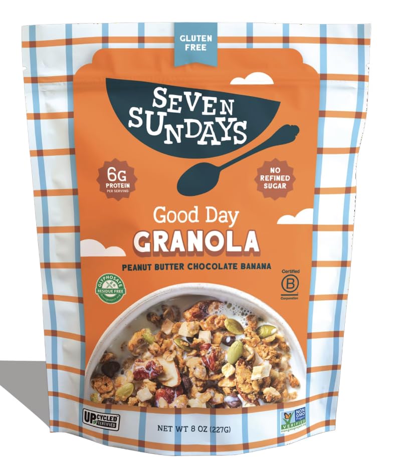 Seven Sundays Good Day Granola Peanut Butter Chocolate Banana 20 oz