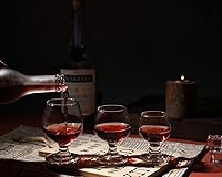 Vista 5 de Lindos vasos de chupito pequeños de brandy juego de 8 Copas de coñac Vasos de puerto Vasos de tequila (1.75 oz 1.7 fl oz)