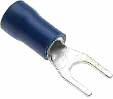 100 Terminali A Forcella Isolati - Blu, 24A, 3.2mm, Per Crimpatura Fili - Foto 14