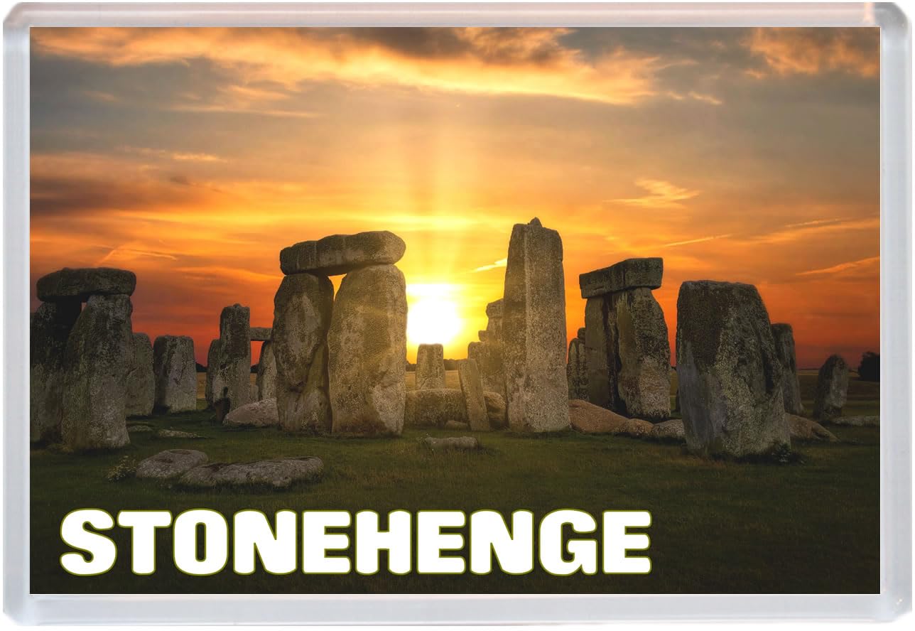 Baked Bean Store Multicolor Stonehenge - Wiltshire - Jumbo Fridge Magnet 96 X 67Mm Bbsfhm1594