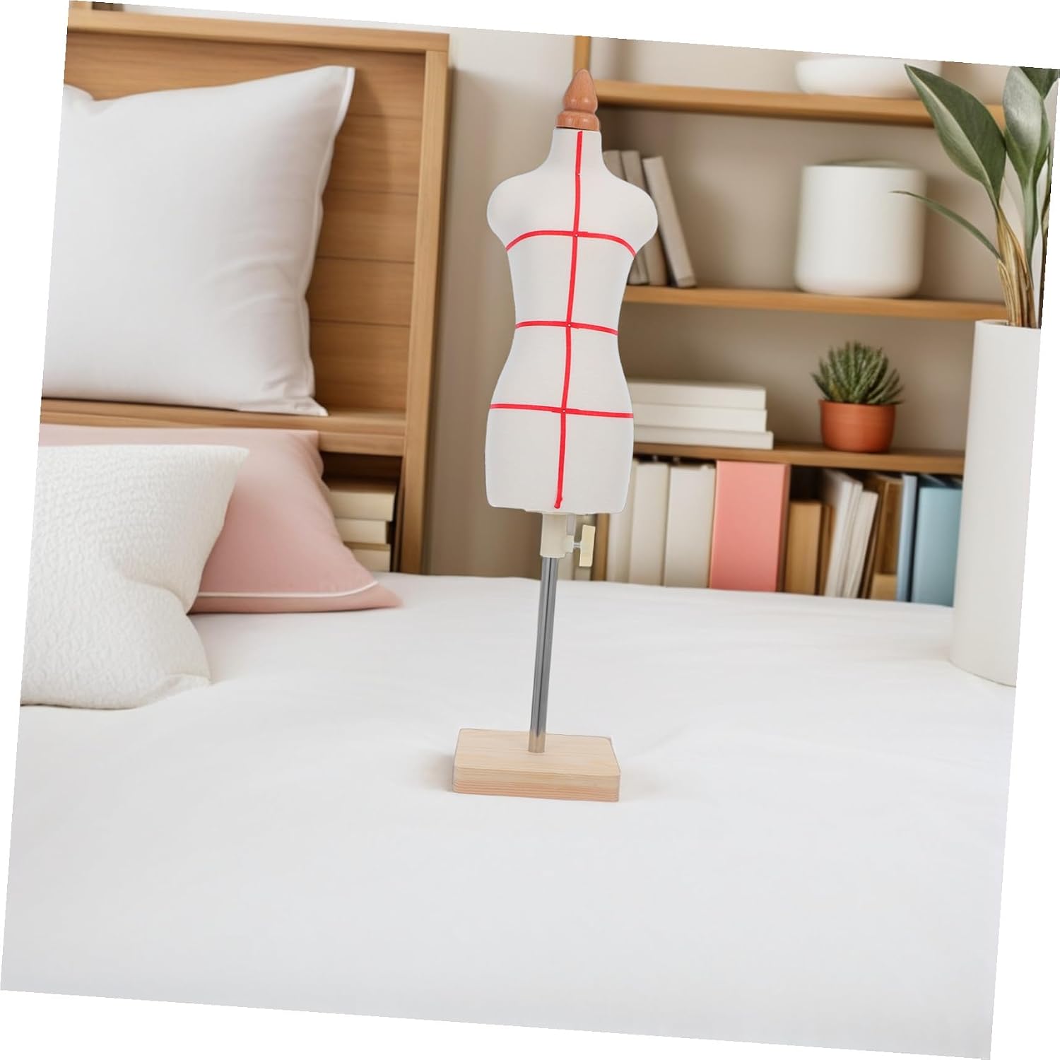 Miniature Mannequin Dress Form with Stable Base for Sewing and Crafting Female Dummy for Precision Tailoring Lightweight and Model for Classroom and Studio Use