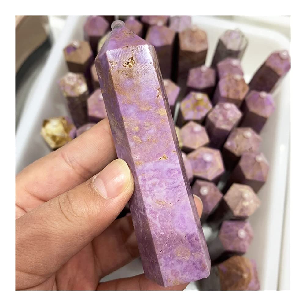 天然石】タワー アメリカレピドナイト パープルマイカ① Amazon.co.jp