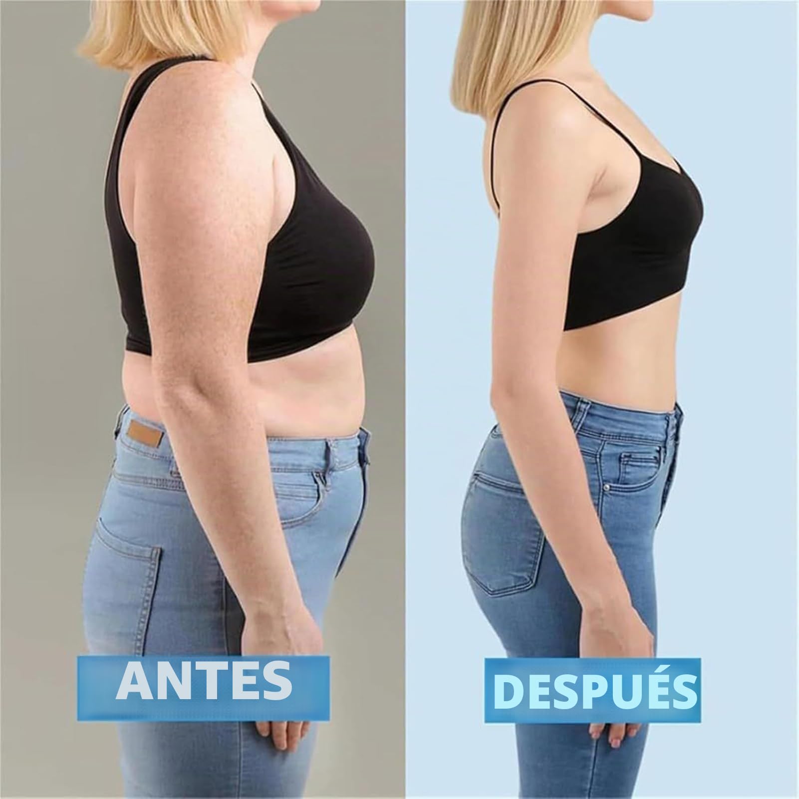 Genérico Cinturón Adelgazante - Cinturón Quemagrasas Abdominal - Dispositivo Ajustable Moldeador Cómodo para Mujer y Hombre Uso en Casa y Viaje