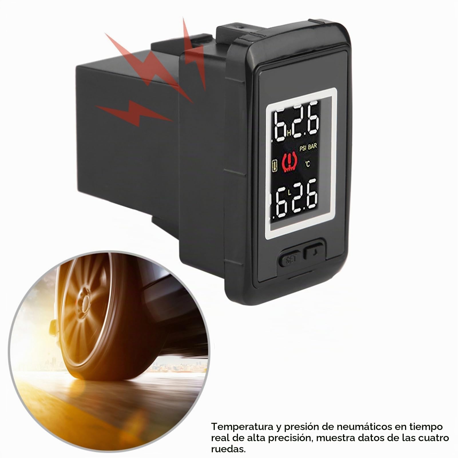 Monitoreo de presión de neumáticos, de monitoreo de presión de neumáticos TPMS para automóviles de la serie
