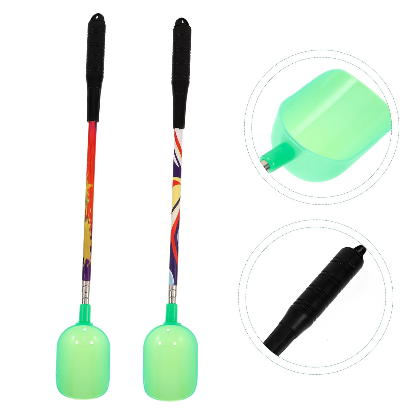Sosoport 6 Pcs Matériel De Pêche Feeder De Pêche Outil D'Appât De Matériel De Cuillère À Appât Leurre Titulaire Chargeur Titulaire Appât Piège e Appât Scoop