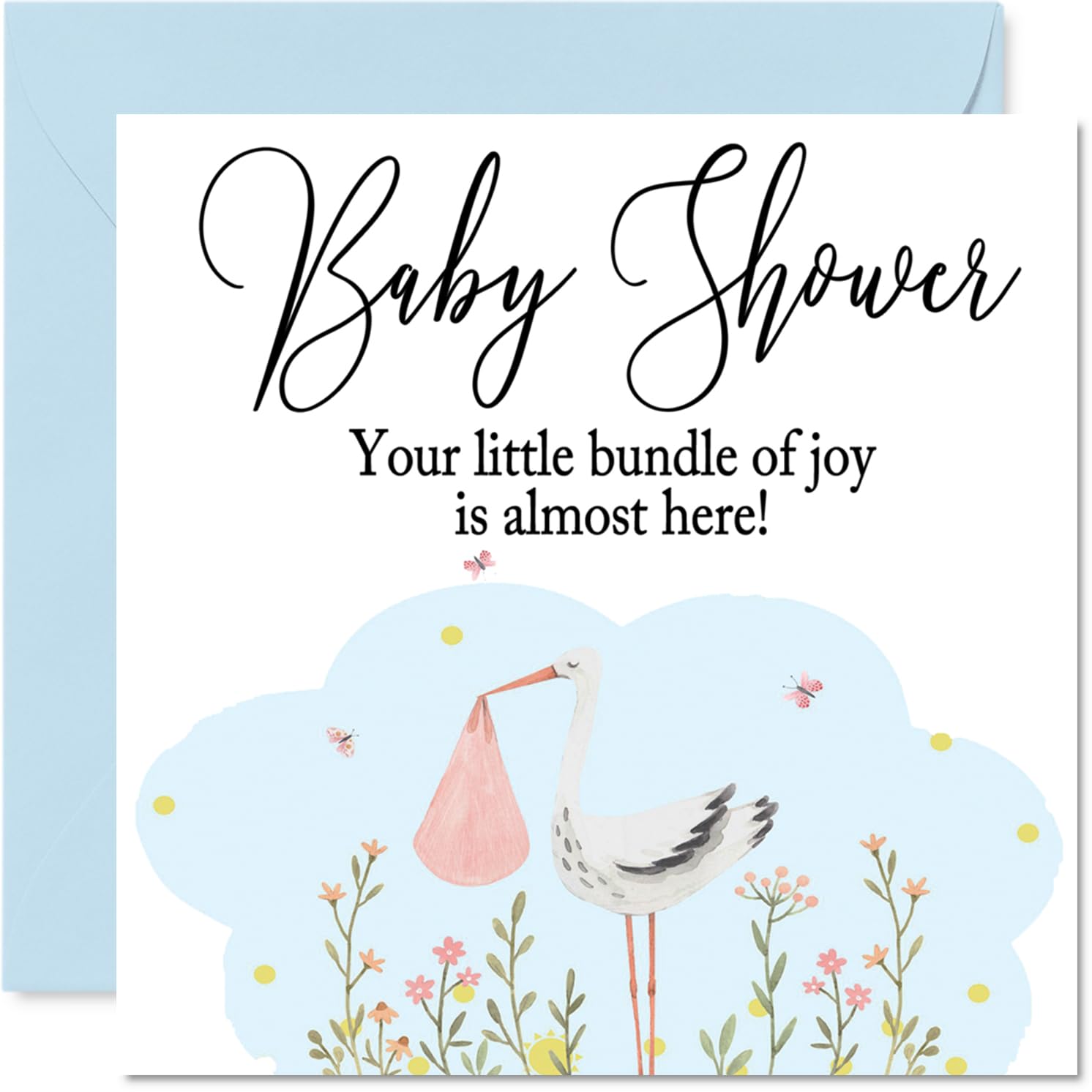 Baby Shower Card - Bundle Of Joy - Well Done Congrats New Baby Cards, Congratulations Cards Newborn, Welcome To The World Home Gifts, 145mm Greeting Cards for Parents