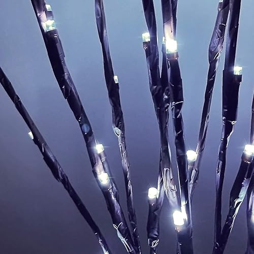 Miniatura 3 de XIANMU Luces LED de rama a pilas, para rellenar jarrones, ramas, sauce, rama, 30 pulgadas, 20 luces LED para decoración de Navidad, hogar, fiesta,