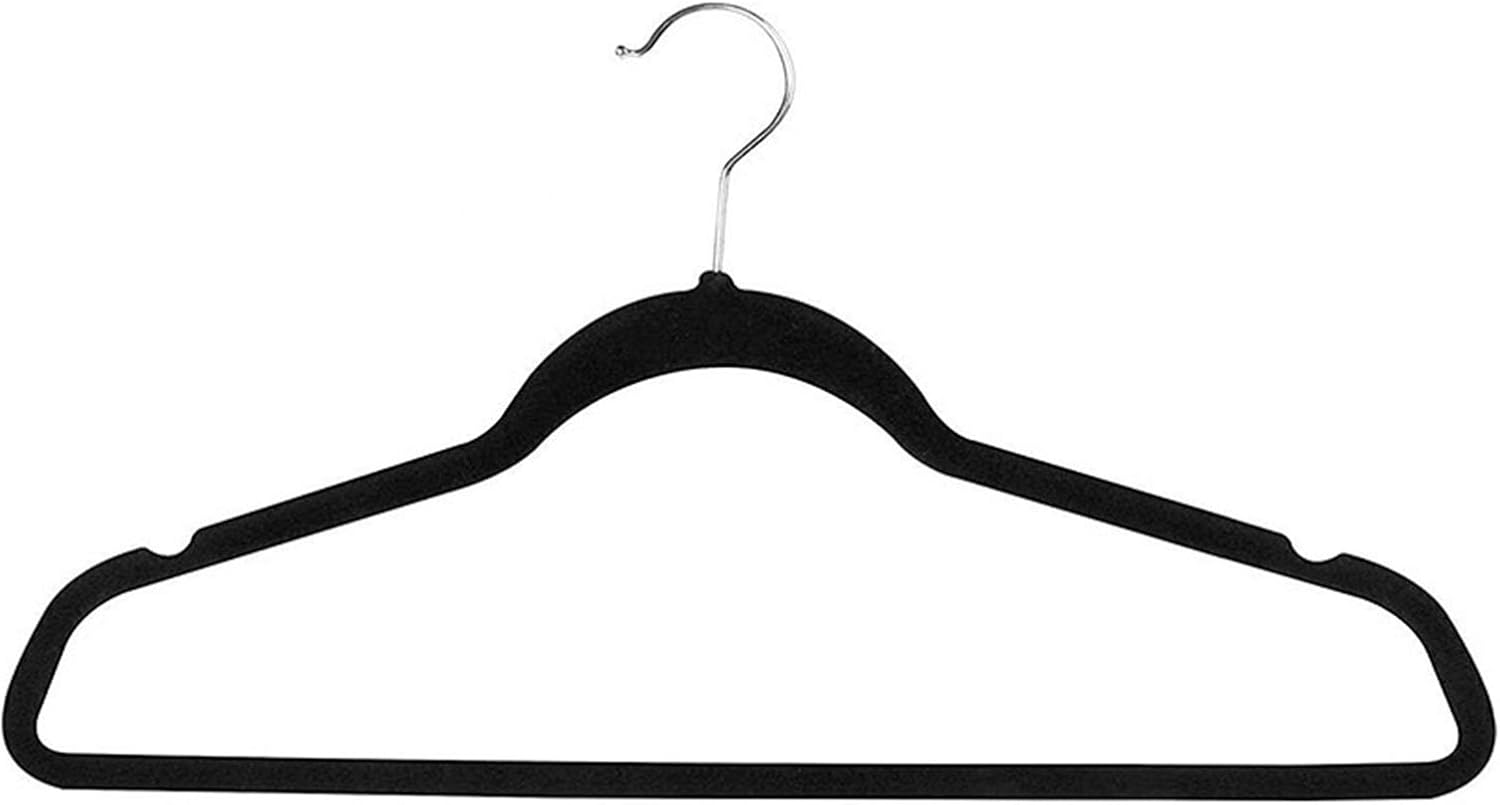 Wall Hanger 30 Pcs Velvet Hangers Clothes Premium Heavy Duty Non Slip for Coat Dress Suit (Color : 100pcs) (30pcs)