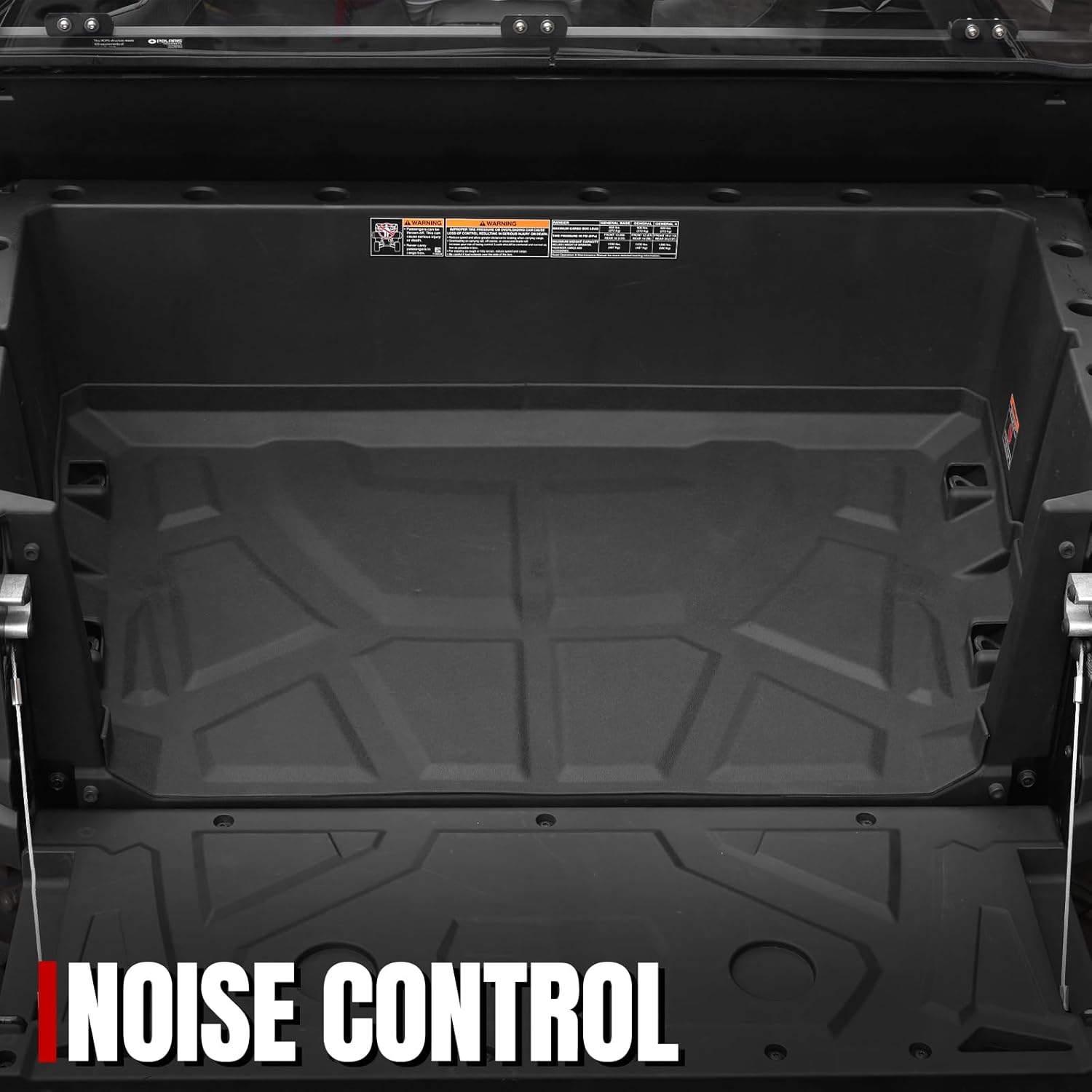 A & UTV PRO Bed Mat for 2016-2024 2025 Polaris General 1000 / General 4 1000 / XP 4 1000 Accessories TPE Bed Liner Cargo Mat Extender Rear Protector Replace OEM #2881933