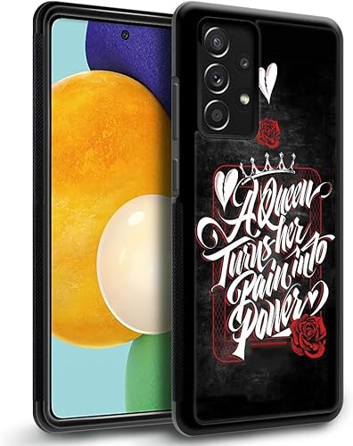 Miniatura 2 de Funda para Samsung Galaxy A32 4G, letra inspiradora rosa de alta definición, patrón exquisito, a prueba de golpes, antideslizante, antiarañazos,
