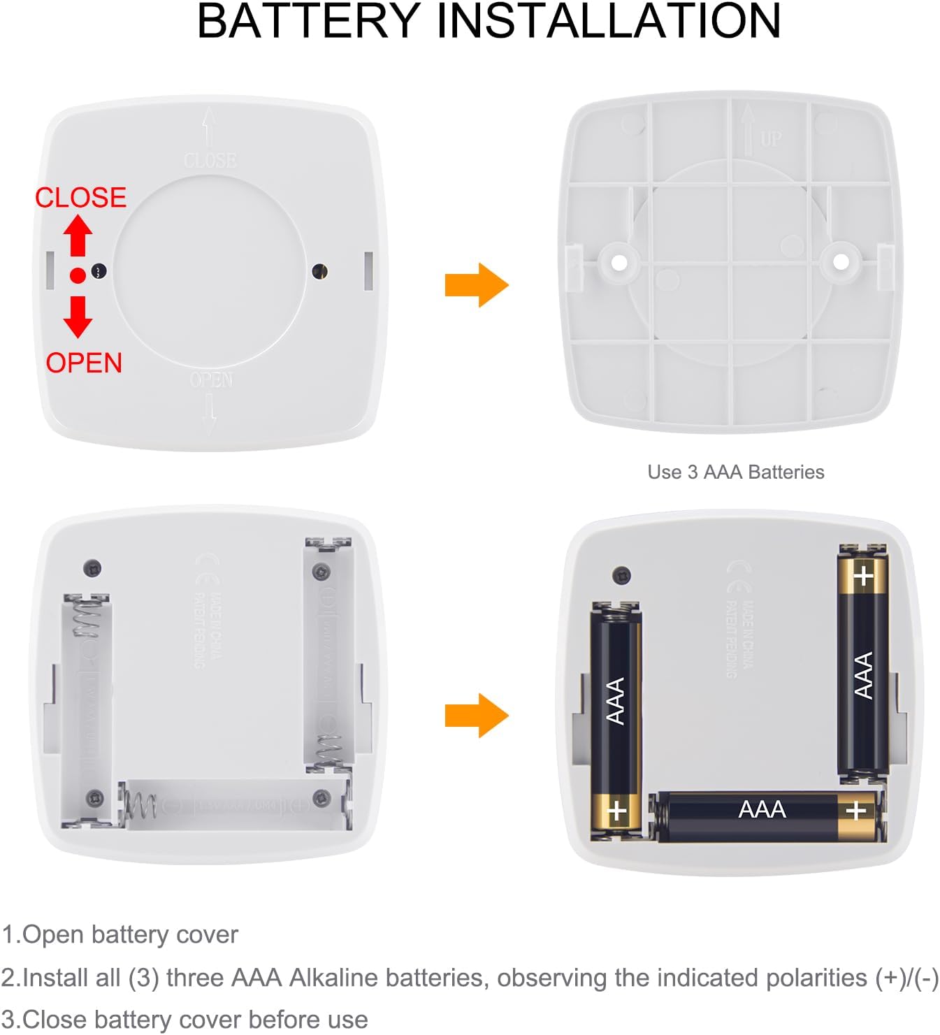 BIGMONAT Motion Sensor Tap Light,Battery Operated Puck Lighting, Safe,Portable,Easy to Install for Closet/Stair/Kitchen/Hallway/Cabinet Night Light (White,6Pack, Included 18 x AAA Batteries)