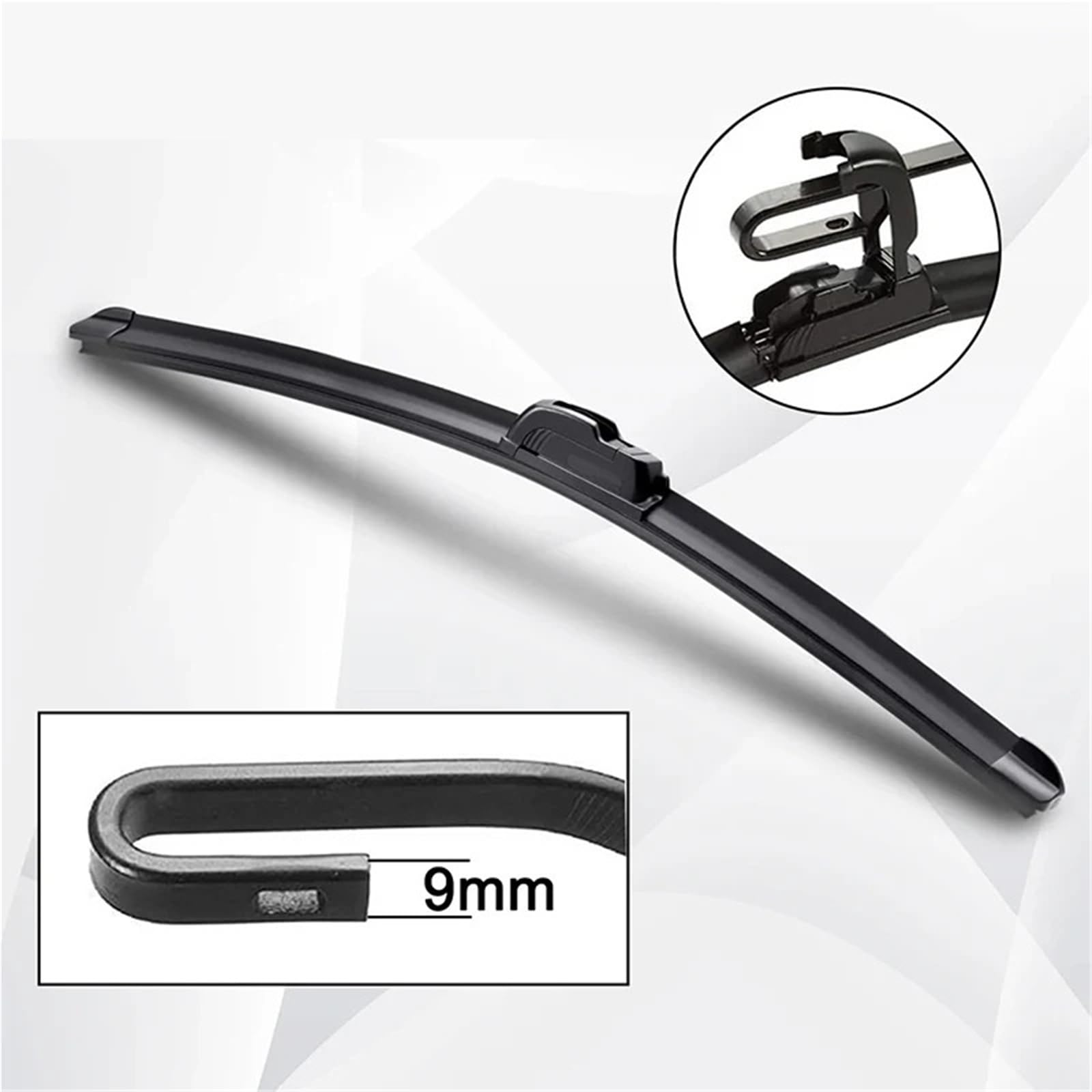 Pióra wycieraczek Pasuje do Suzuki Hatchback typu U miękka guma wycieraczka bez kości cicha wycieraczka samochodowa 21 "+ 18"