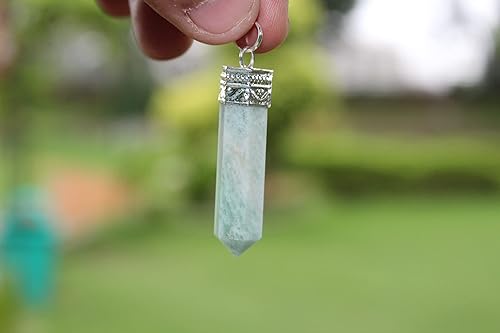 Miniatura 7 de Jet Energized Tiendaite Point Colgante facetado Folleto gratuito Terapia de cristal Bendiciones Limpiaciones Purificación Alegría Autoconfianza La