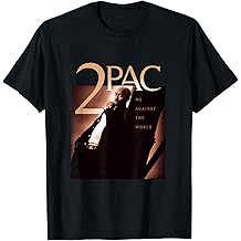 Me Against The World Unisex Adult Black Cotton 100% kr&oacute;tki rękaw Classic Fit T-shirt mały