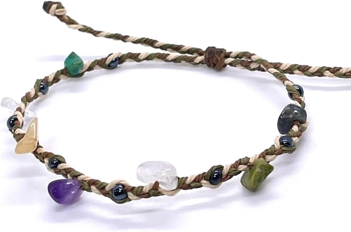 Custom Zodiac Chakra Bracelet - Handmade with 7 Natural Healing Crystals, Adjustable Waterproof Braided String, Spiritual Beads - Custom & Plus Size Options - Zodiac Jewelry for Women & Men, PusSoul
