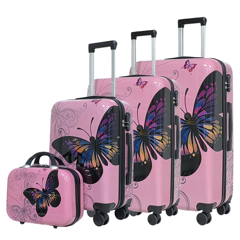 4-Piece Luggage Set with 14