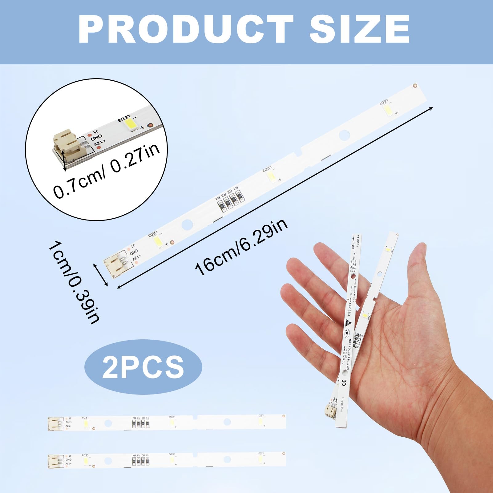 ２個セット！LEDダウンライト ERS6291WA 70W Amazon.com: Duoxiate 2pcs LED Strip Light DC12V 2W LED Fridge