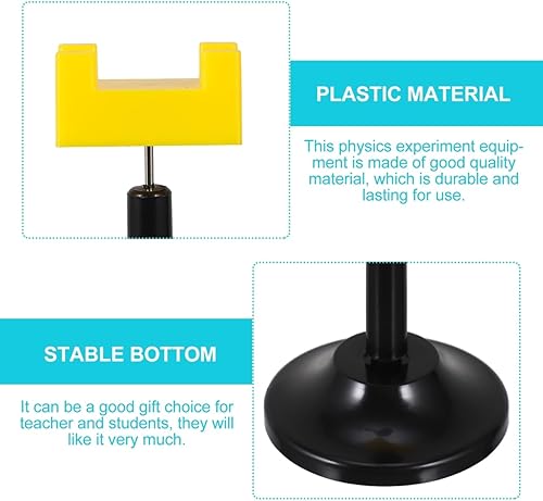 Miniatura 8 de FAVOMOTO Soporte giratorio para experimentos electrostáticos, herramienta de enseñanza de física, suministro de experimento estático para escuela