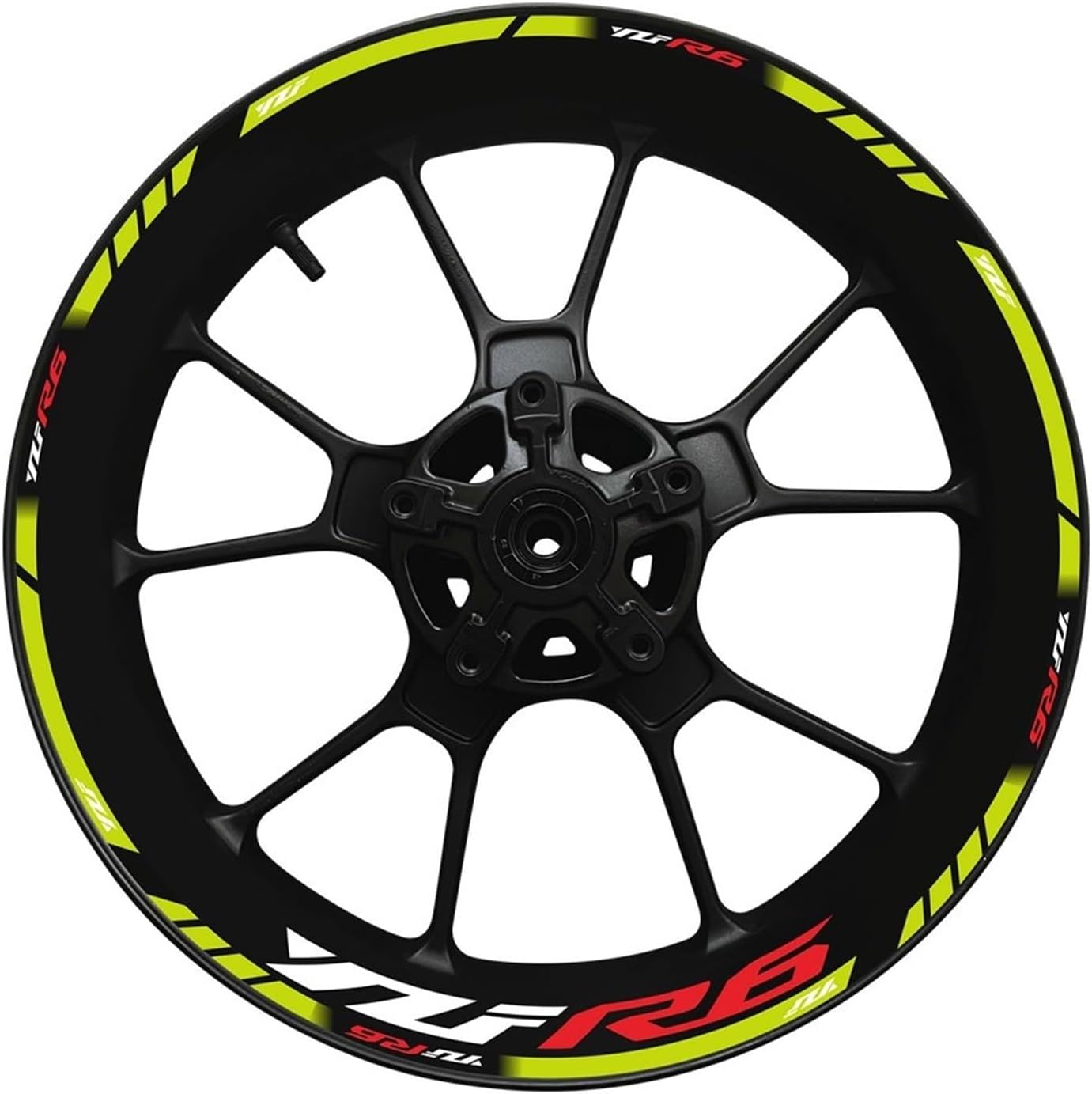 for for YZF for R6 Rim Decal Decoration for YZFR6 Set Reflective Sticker 17 Inch Motorcycle Wheel Hub(8)